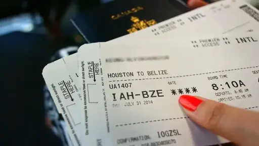 1 Boleto Aereo a Belice  